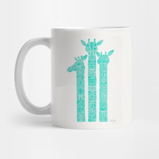 Giraffe Turquoise Mug